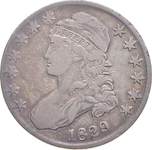 1829 Capped Bust Half Dollar - O-104a
