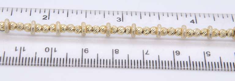 Vintage Sterling Silver Ball Bracelet