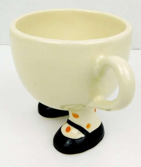 Vintage Carlton Ware Walking Feet Coffee Cup