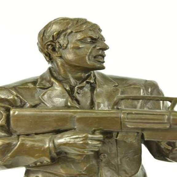 Scarface Tony Montana Bronze Sculpture