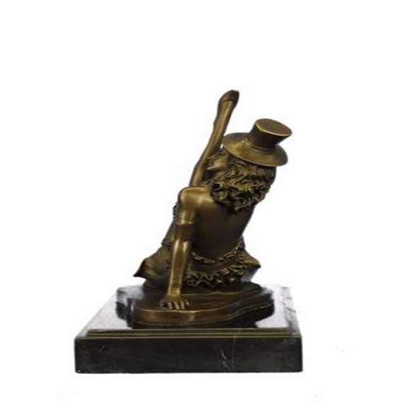 Jazz Dancer Dance Bronze Figurine Sculpture
