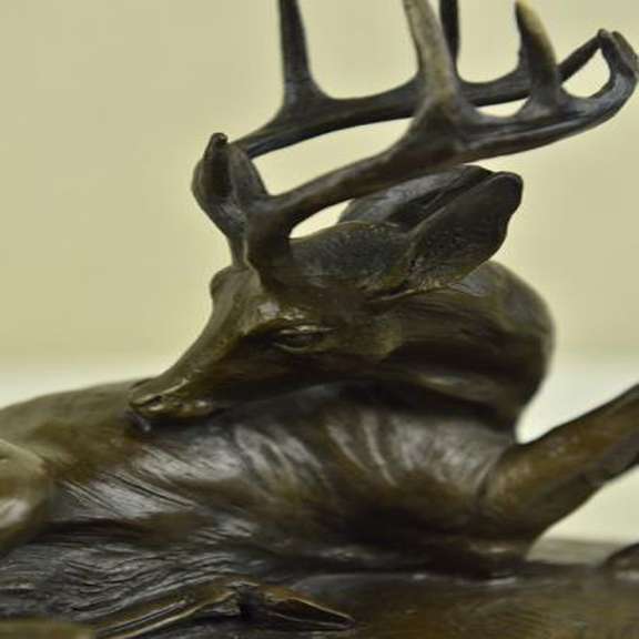 Trophy Antelope Buck Bronze Sculpture