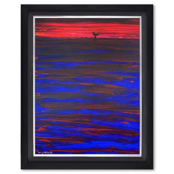 Wyland, Framed Original Painting on Canvas, Hand Signed by the artist and with a letter of authenticity.