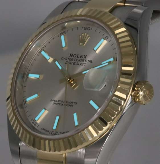 2017 Rolex Datejust 41mm Stainlees steel and 18kt Yellow Gold Watch