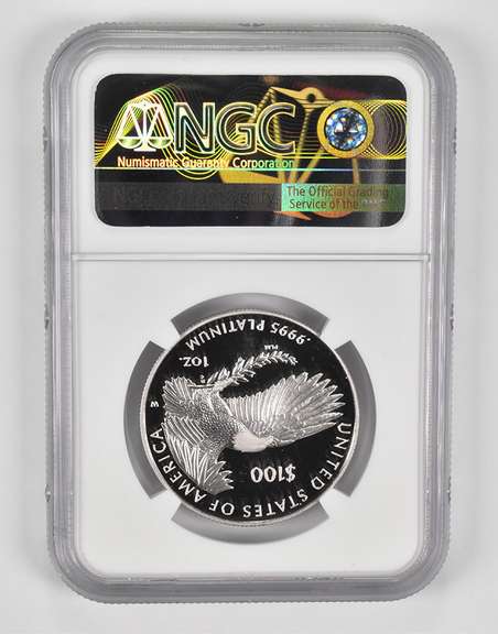 PF70 UCAM 2020-W $100 American Platinum Eagle Happiness Graded NGC