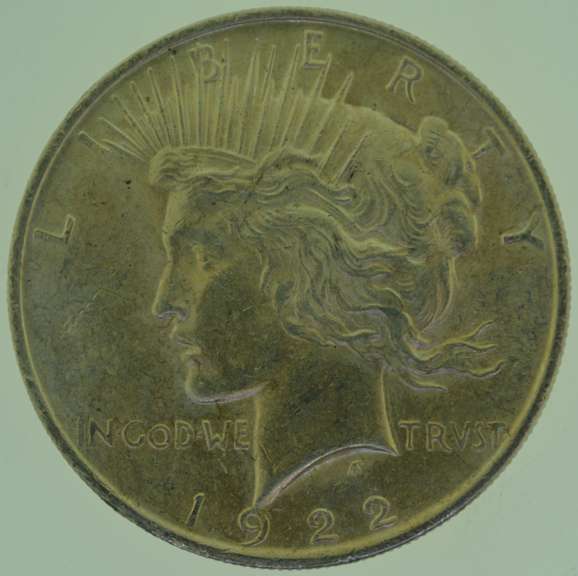 1922 $1 Silver Peace Dollar Coin