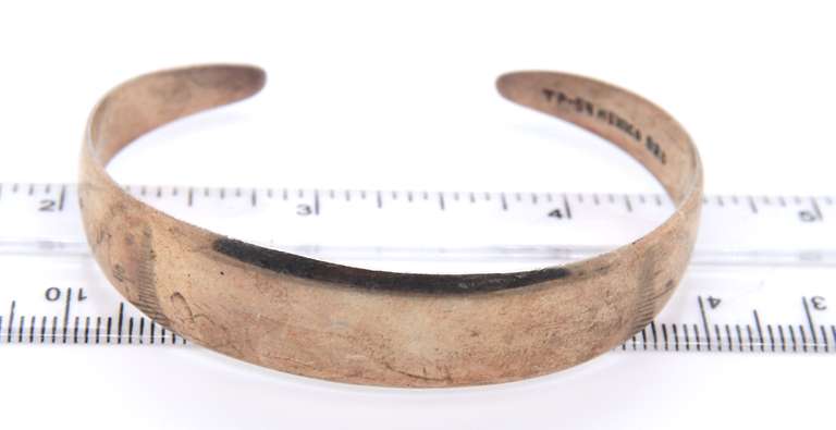 Vintage Sterling Silver Cuff Bangle