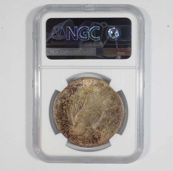 MS63 1922 Peace Silver Dollar - Graded NGC - Beauitful Tone