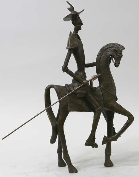 Don Quixote on Horse Bronze Sculpture