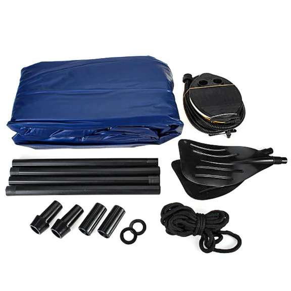 3-Person PVC Inflatable Fishing Rowing Boat
