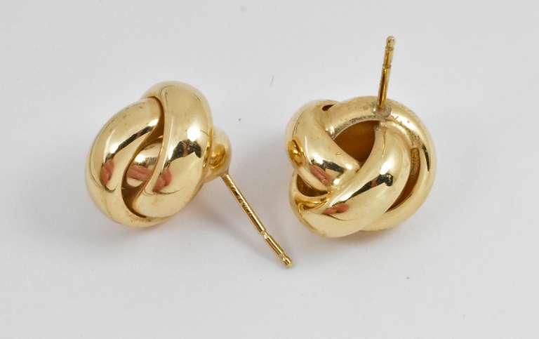 Sparkling Knot Earrings