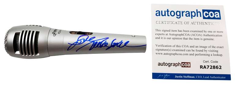 The Beach Boys Mike Love Signed Autographed Microphone ACOA