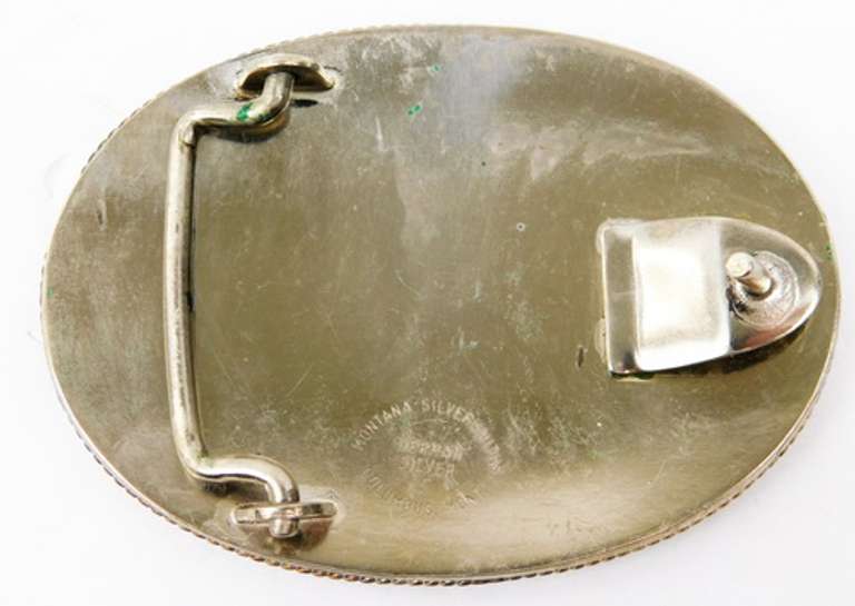 Montana Silversmiths German Silver Belt Buckle