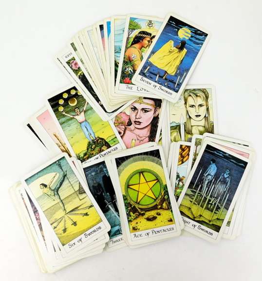 Vintage Norbert Losche Cosmic Tarot Cards, Complete