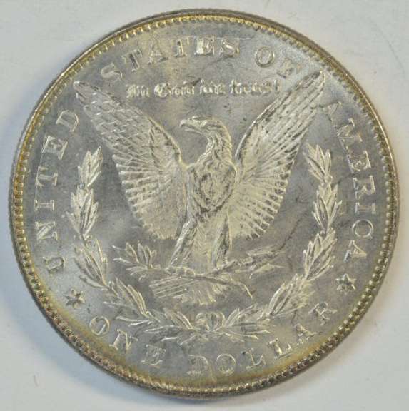 Frosty-white very Choice BU 1878-P 7TF Morgan Silver Dollar