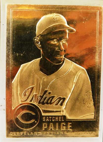 Satchel Paige 1996 22KT Gold Foil Baseball Card