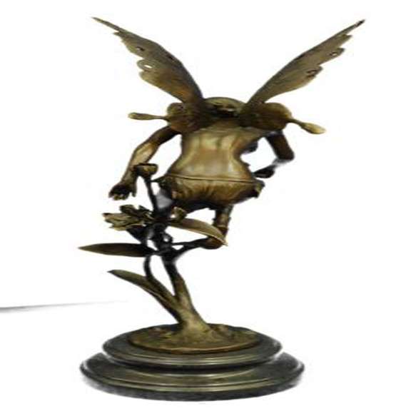 Mythical Bronze Fairy Angel Sculpture