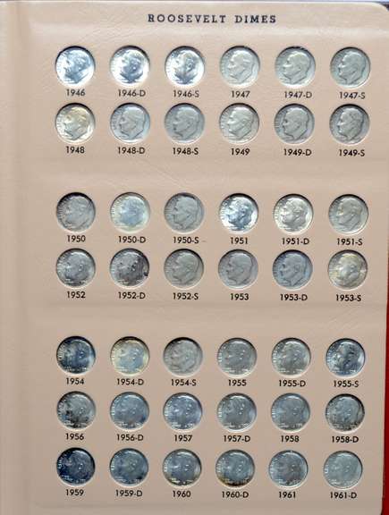 Roosevelt Dimes Complete 1946-2006