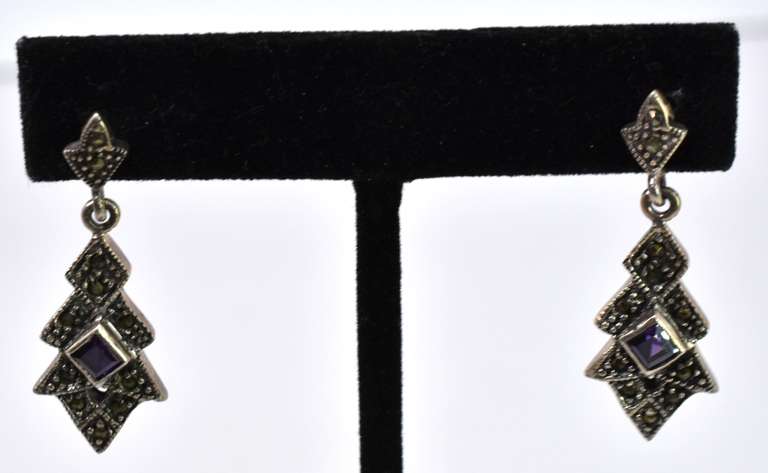 Sterling Silver CZ Earrings