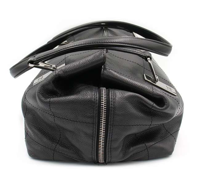 Chanel Calfskin Square Stitched Large Black Tote