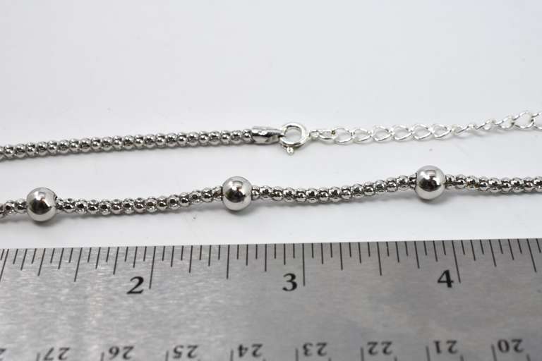 Set Of 2 Sterling Silver Necklaces