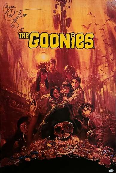Corey Feldman The Goonies Autographed 24x36 Poster ACOA