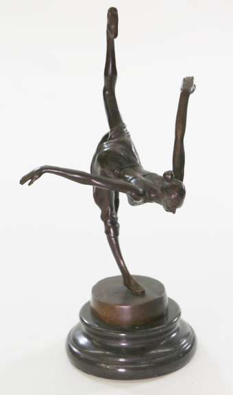 Special Patina Prima Ballerina Bronze Sculpture