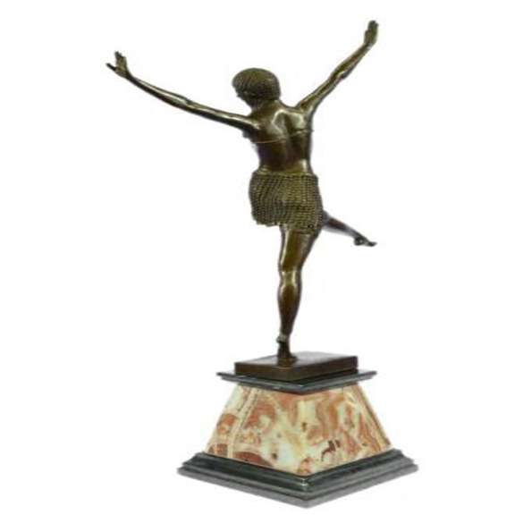 Egyptian Dancer Bronze Statue