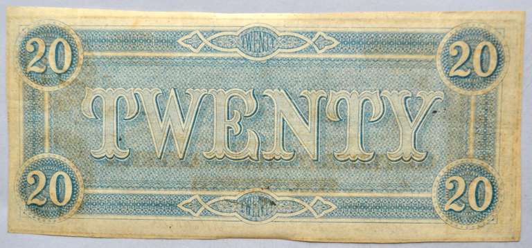 $20 T-67 Confederate States Note