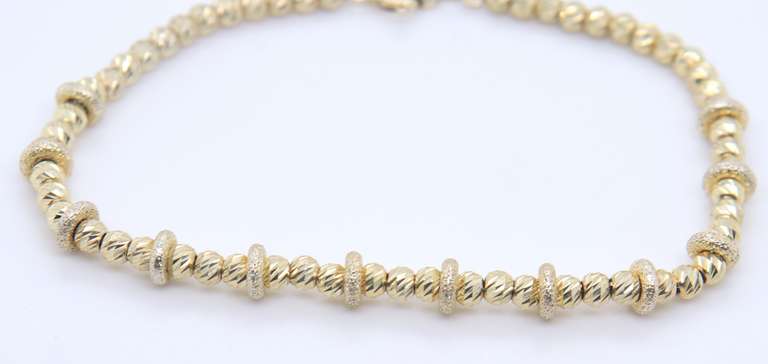 Vintage Sterling Silver Ball Bracelet