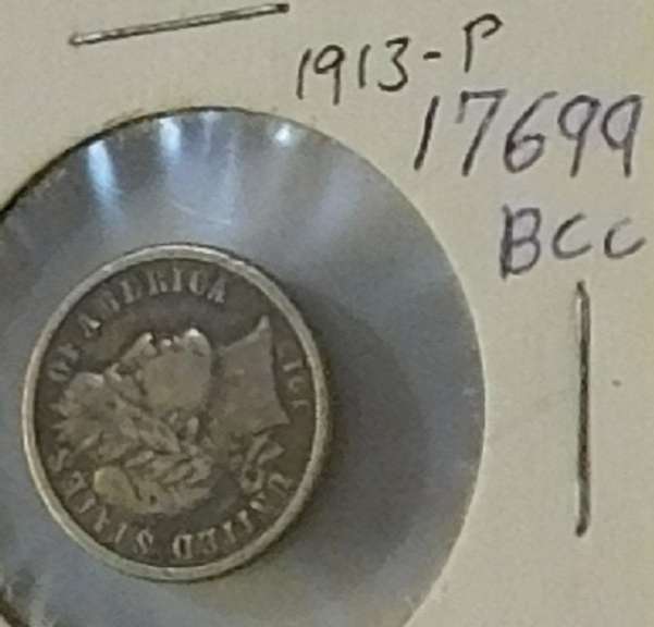 1913 Barber Dime nice circ