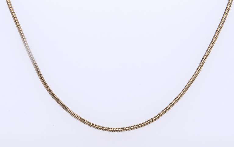 Vintage Sterling Silver Italian Chain Necklace