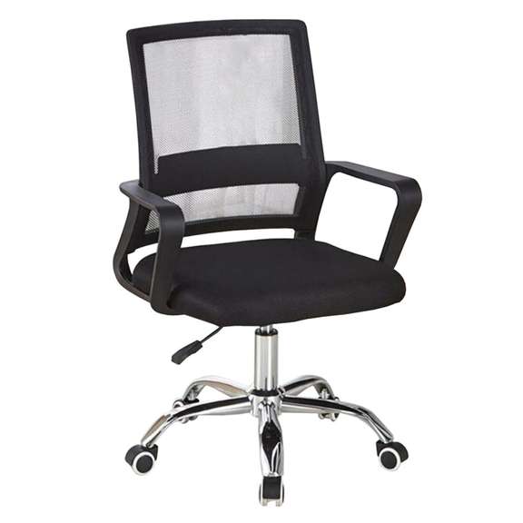 Office Mesh Chair Ergonomic Swivel Mid-back