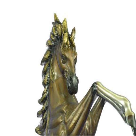 Muscular Toned Horse Bronze Sculpture