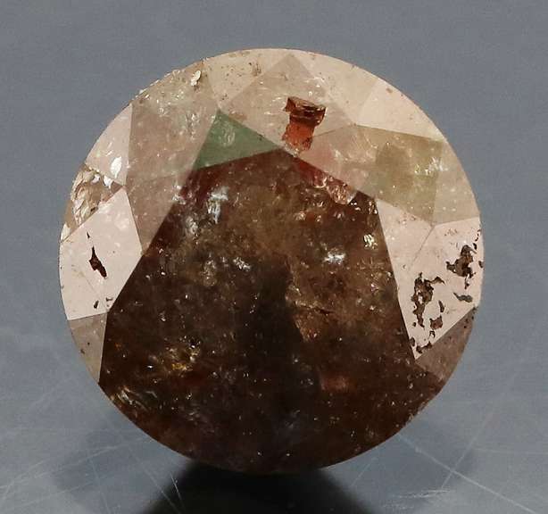 Large! .91ct pinkish gray Diamond solitaire