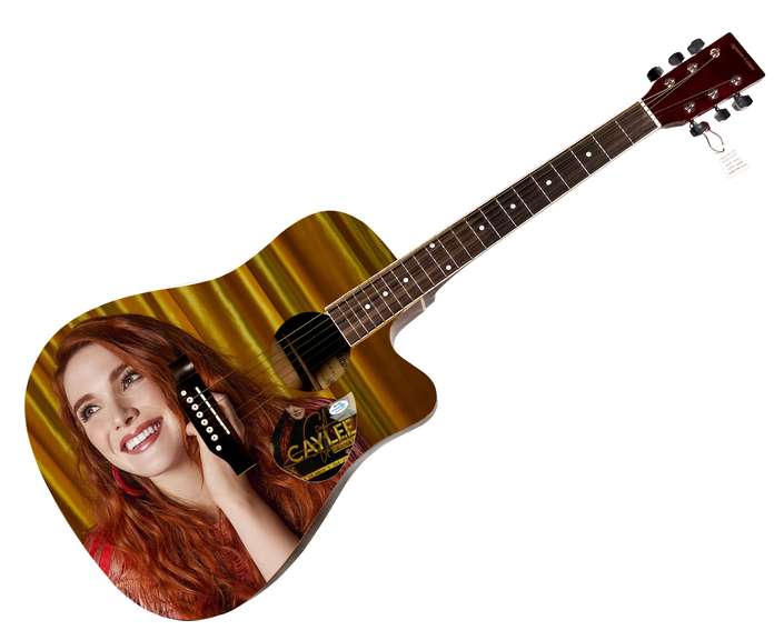 Caylee Hammack Autographed Signed Custom Graphics Photo Guitar ACOA