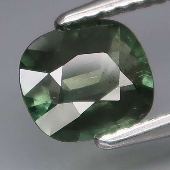 Heated only! 1.20ct true green Australian Sapphire