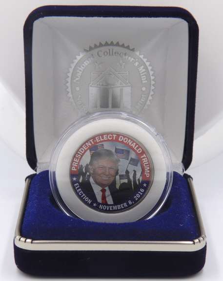 President Elect Donald Trump on US Half Dollar