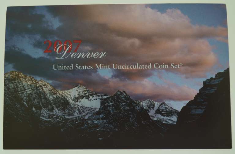2007 Denver United States Mint Uncirculated Coin Set