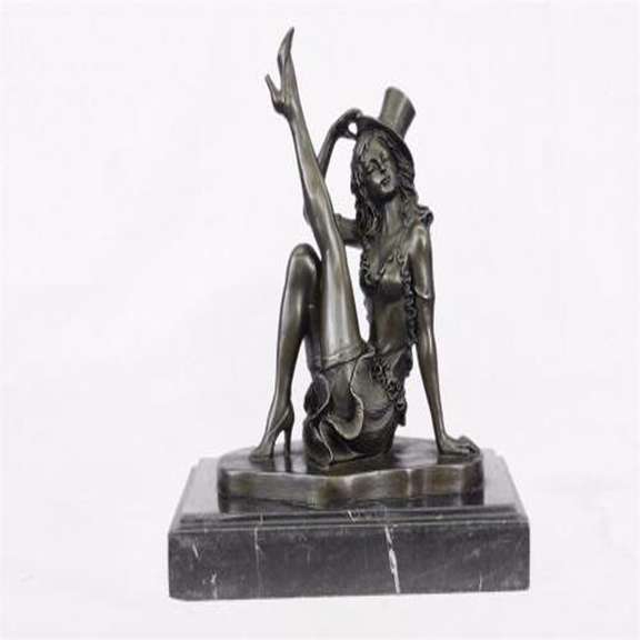 Jazz Dancer Dance Bronze Figurine Sculpture