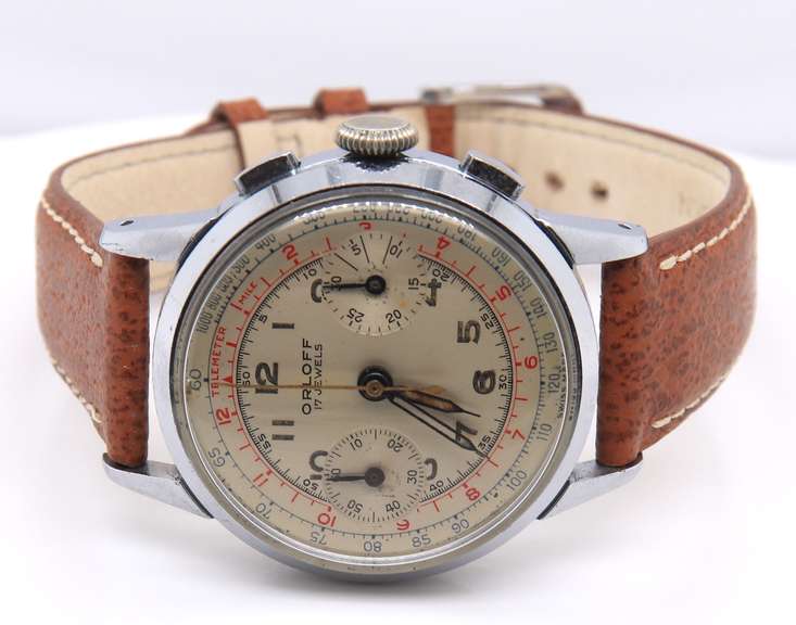 Orloff Vintage Valjoux Chrono Pilot Watch