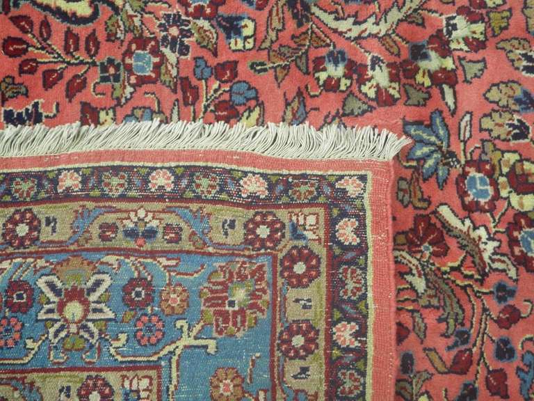 Semi Antique Persian Mehraban 7.1x9.10