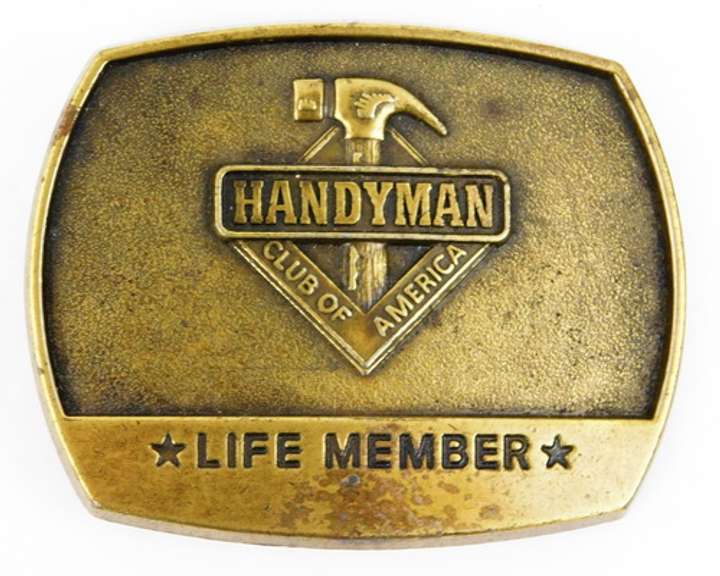 Handyman Club Of America Vintage Belt Buckle