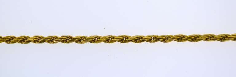 Italian Sterling Silver Rope Chain