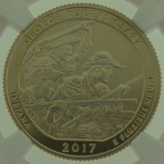 2017-S 25 Cents Early Realeases NGC SP70