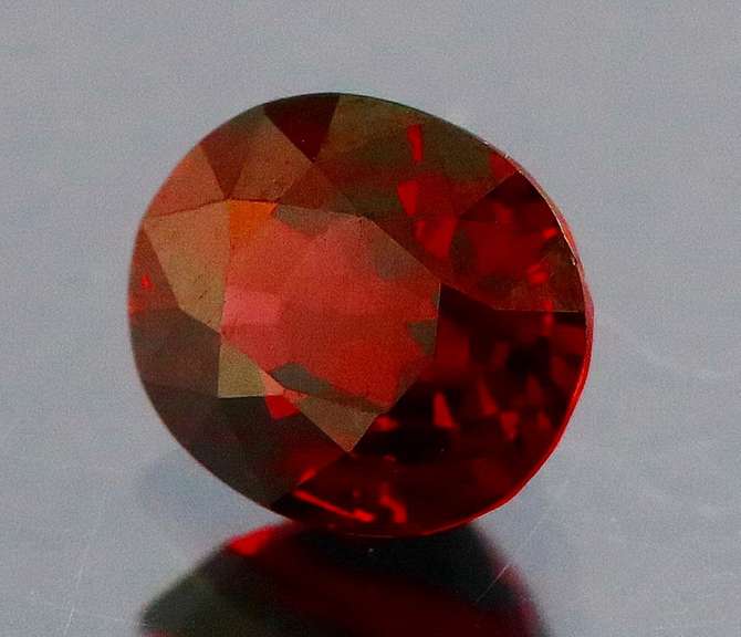Top cherry red 2.01ct Rhodolite Garnet