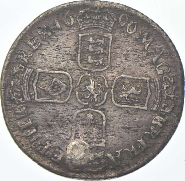 1696 United Kingdom 6 Pence