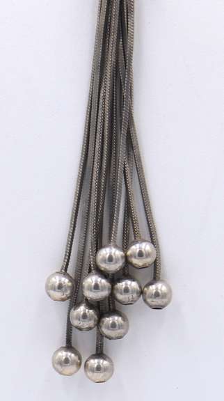 Vintage Sterling Silver Multi Row Necklace
