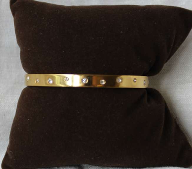 Designer Style Golden Color Stainless Steel Bracelet