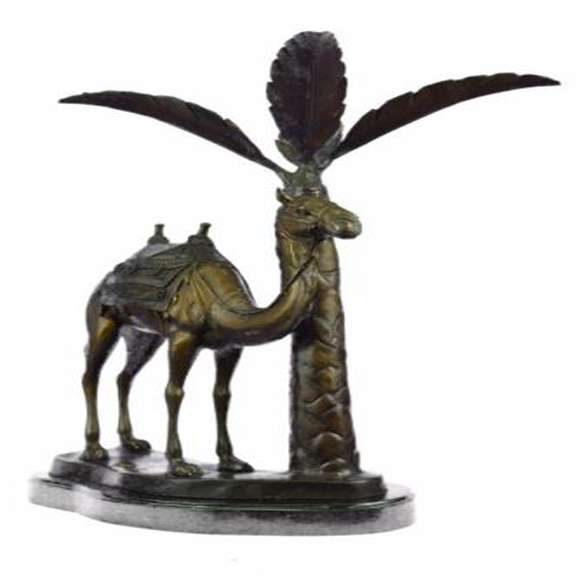 Camel Desert Bronze Statue